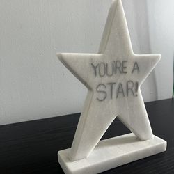 “You’re A star”- With Base And Engraved Letters