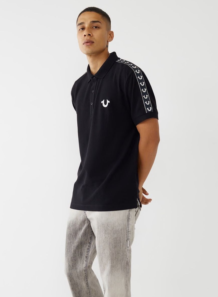 True Religion Black Polo