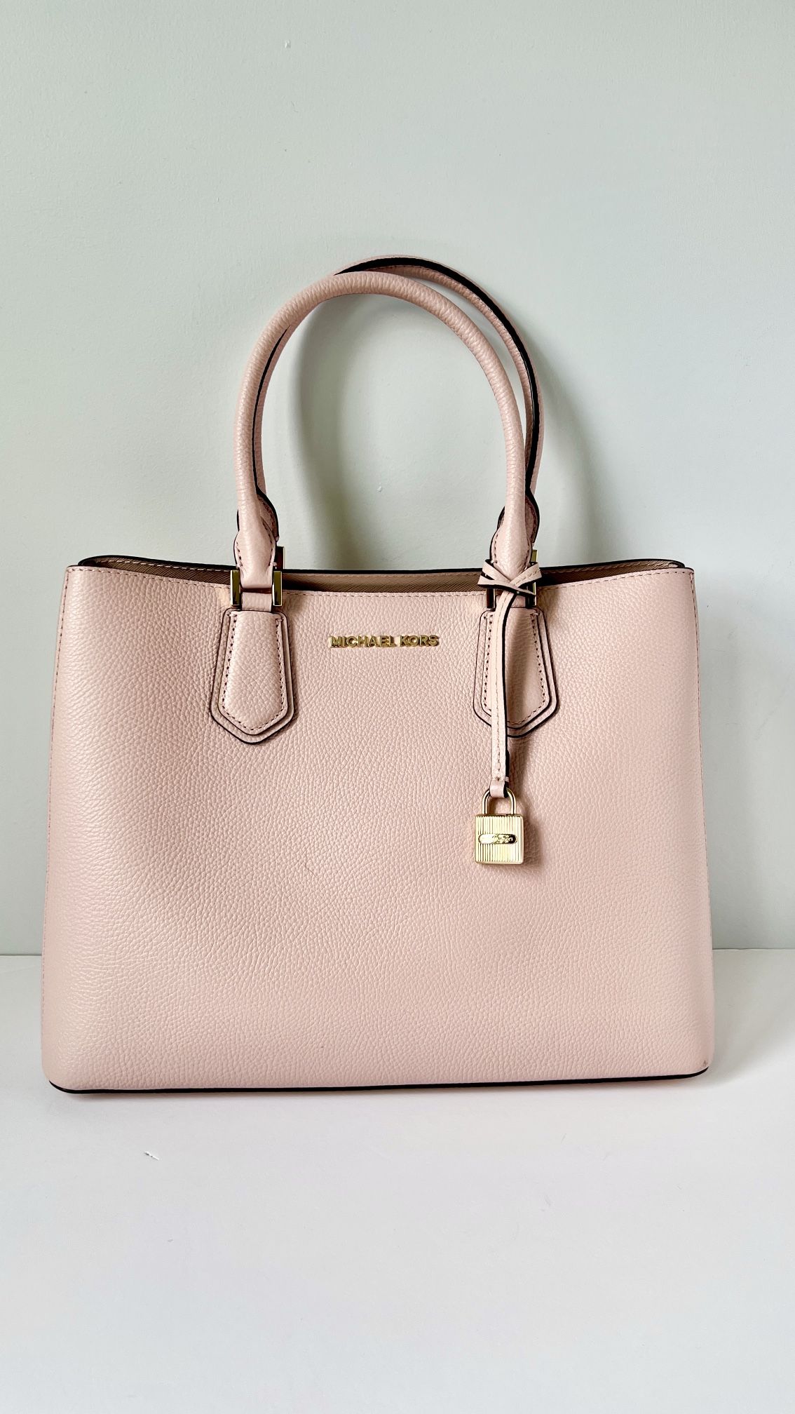 Michael Kors Pink Leather Satchel