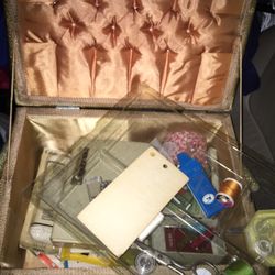 Nice sewing box with everything in it only $20 firm