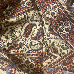 Vintage Persian Tablecloth Handmade  Ghalamkar