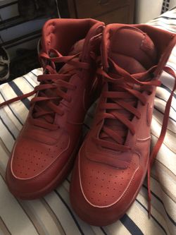 Red Nike size 12