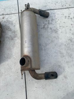 OEM BMW dual exhaust muffler F22