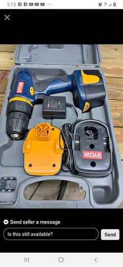 Ryobi drill charger and battery