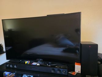 55" Samsung Curved TV and LG Sound bar
