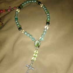 Homemade car rosaries see description