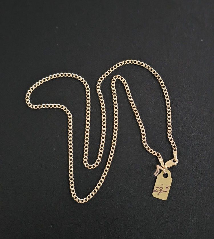 10k Gold Necklace 18 Inch