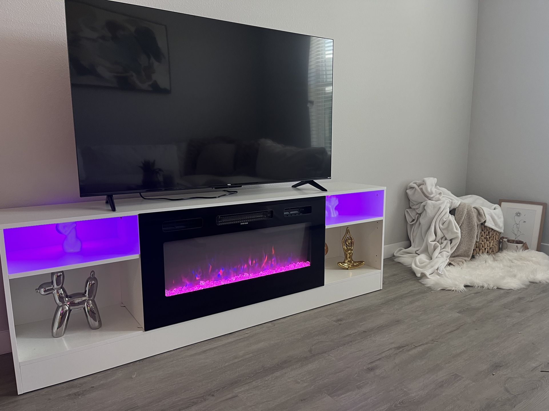 Electric Fireplace Tv Stand 