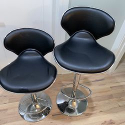 Set of Two Modern Bar Stools