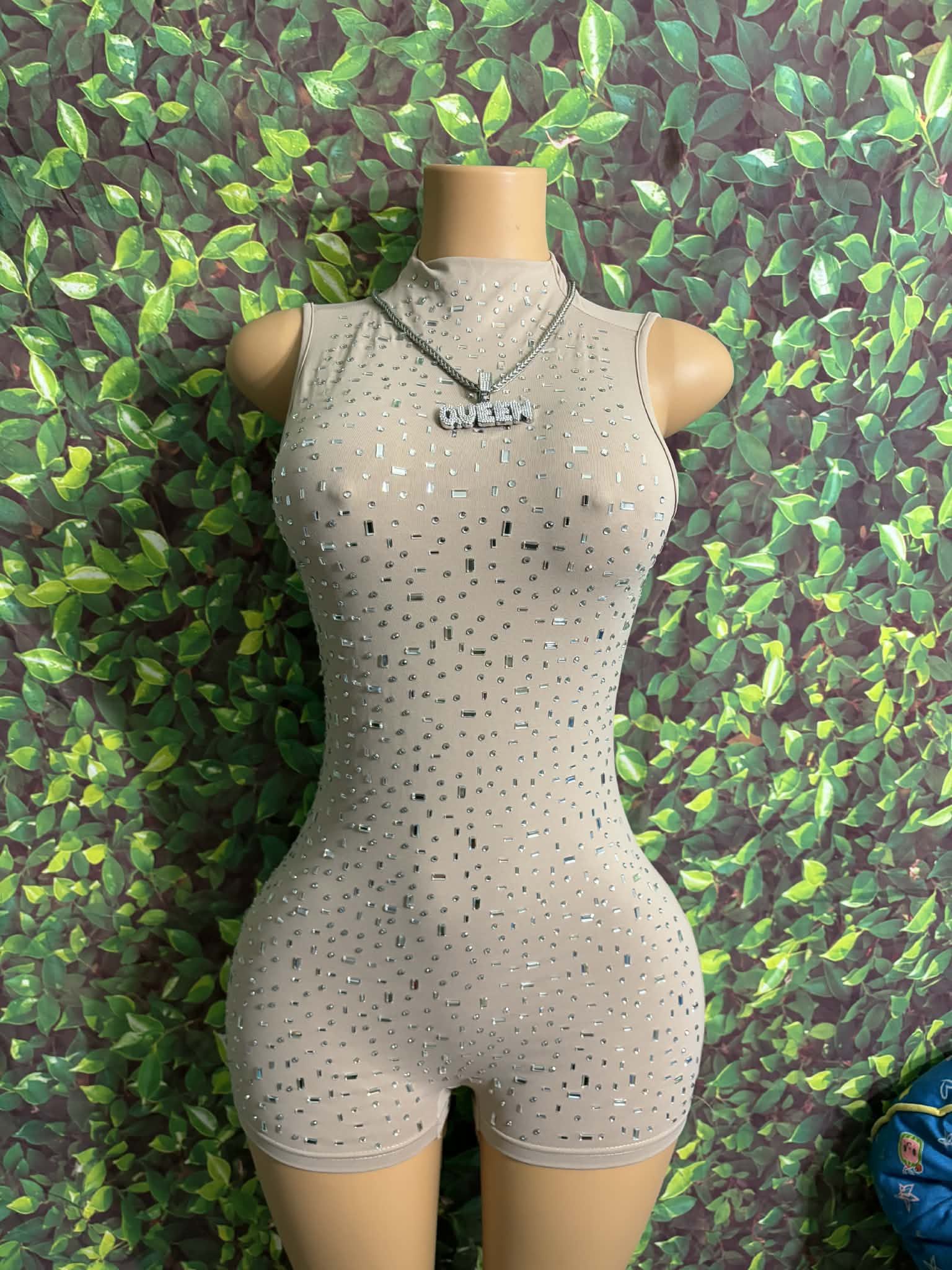 Jeweled Exotic Romper