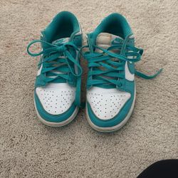 Blue Nike Shoes dunks for kids