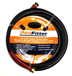 Pro-Fitter 50-Foot Rubber Garden Hose