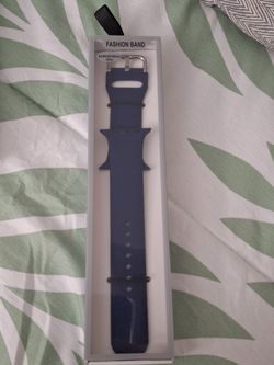 Blue Silicone Apple Watch Band 42/44/45/49mm