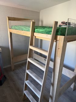 Custom Twin Loft Bunk Bed