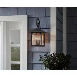 Brimfield 17.5” Outdoor Wall Light Sconce (Aged Iron, 3-Light) – NEW