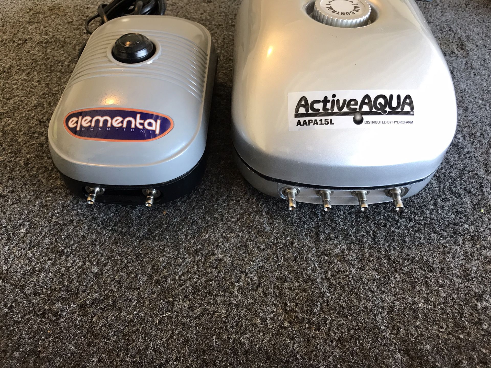 Active Aqua and Elemental (Air Pumps)