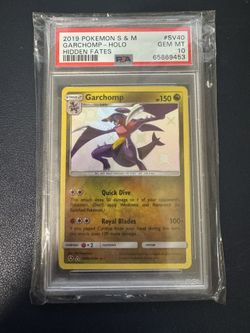 Pokemon PSA 10 Garchomp #SV40 Hidden Fates