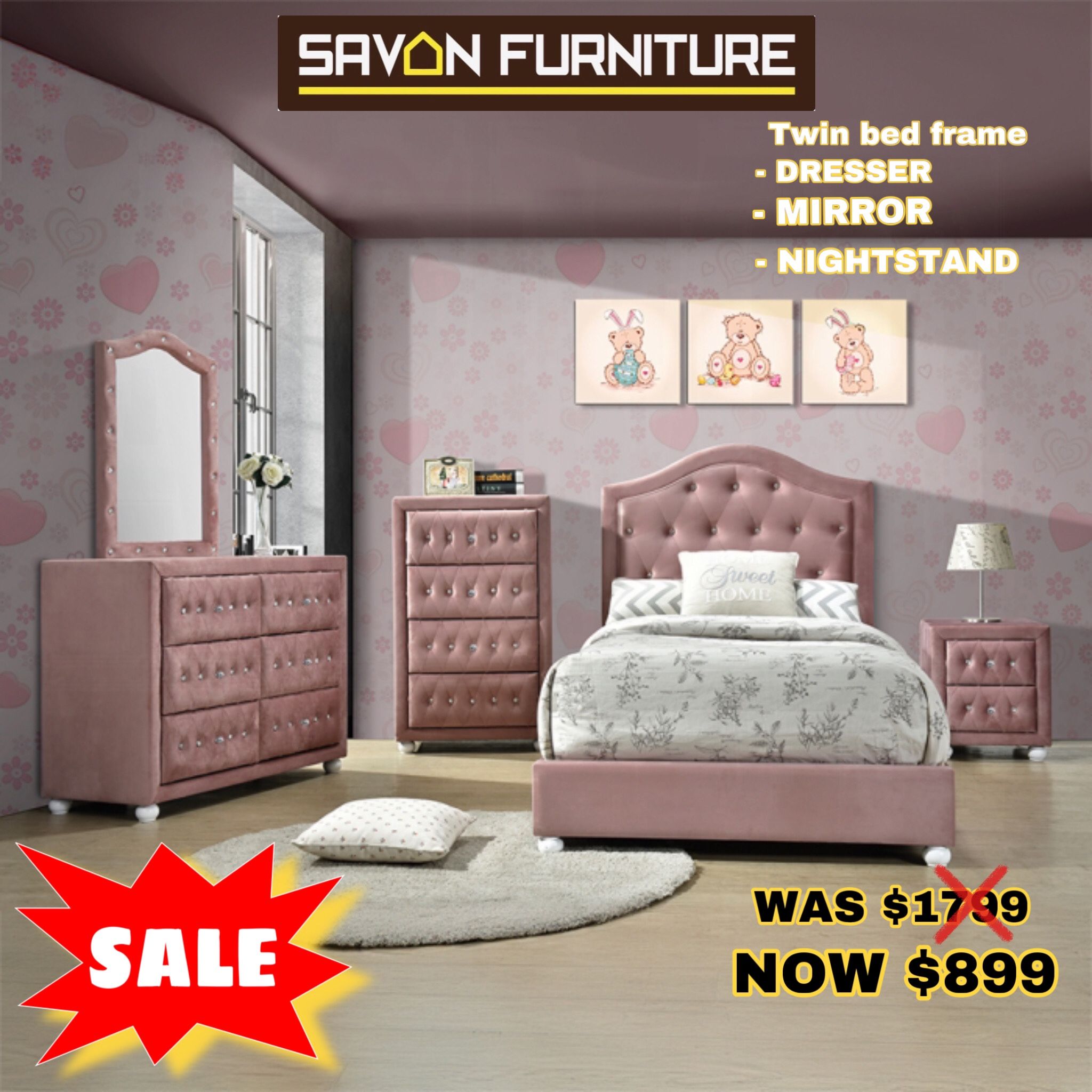 Twin Bed Set