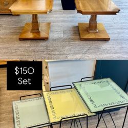 Variety Of Vintage / MCM / New  Side Tables / Accent Table / Nesting Tables!