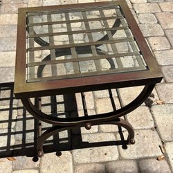Metal End Table