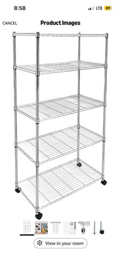 Heavy Duty 5-Shelf Storage Shelves