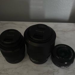 Sony Camera Lenses 