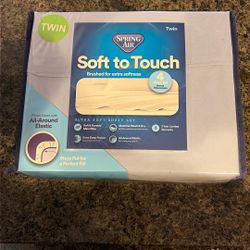 NEW Spring Air Twin Sheet Set (4-Piece) - Ultra Soft