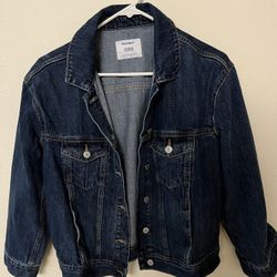 Boyfriend Oversized Jean Jacket For Women, XS Petite