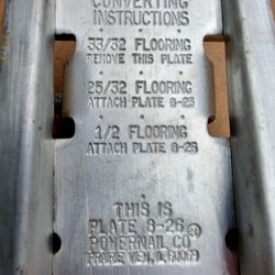 Woodfloor  Nailer Plate 