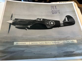 Curtis Tomahawk UK 1941 photo