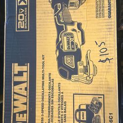 DEWALT BRUSHLESS 3SPEED OSCILLATING MULTI TOOL KIT