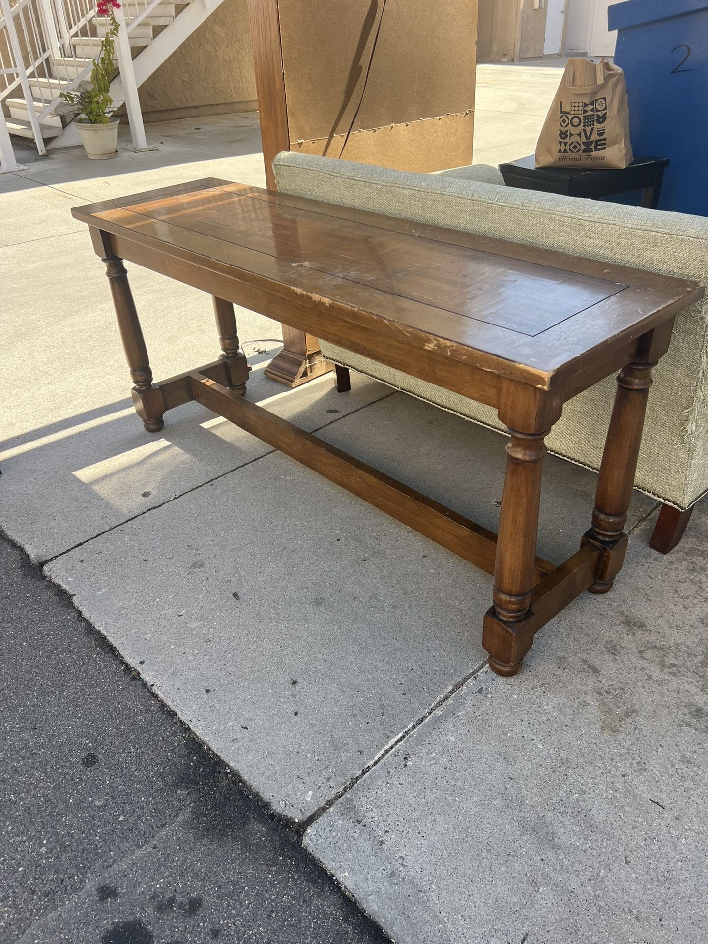 Console table wooden