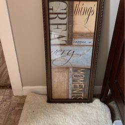 24”x 10” Wall Decor