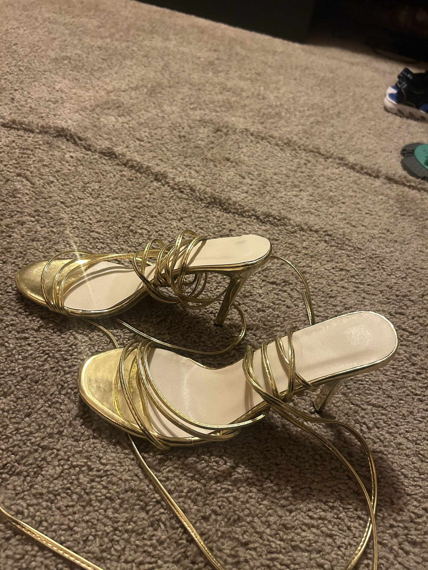 Gold Thin Heel