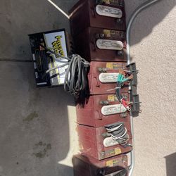 6- 6 Volt Golf  Cart Batteries