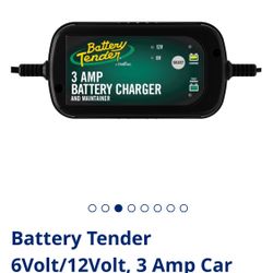 Battery Tender 6Volt/12Volt, 3 Amp Car Battery Charger