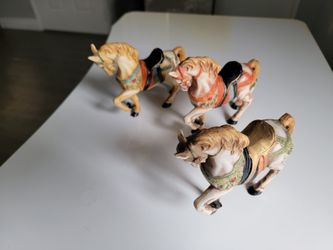 Vintage 1985 Albert E. Price Carousel Horse Figurines