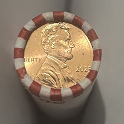 2025 P Roll Lincoln Cent Obw Unc