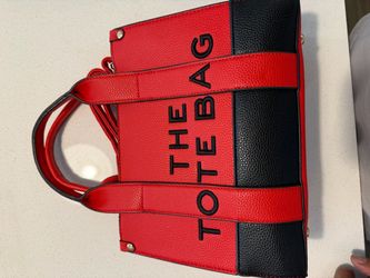 The Tote Bag by Marc Jacob’s Red and Black Colorblock