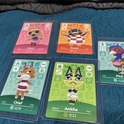Amiibo Manual Crossing Cards Nintendo 