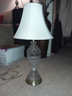 crystal table lamp