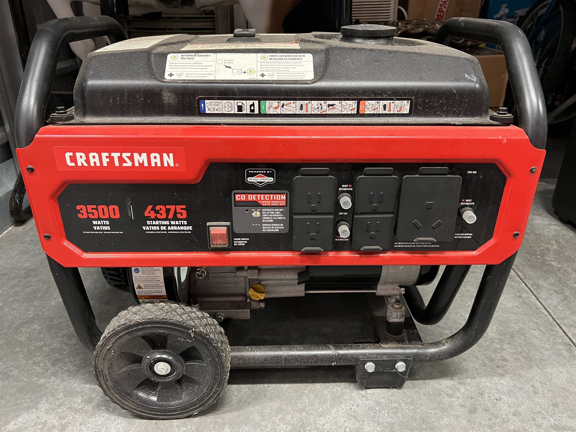 Craftsman 3500 Watt Generator