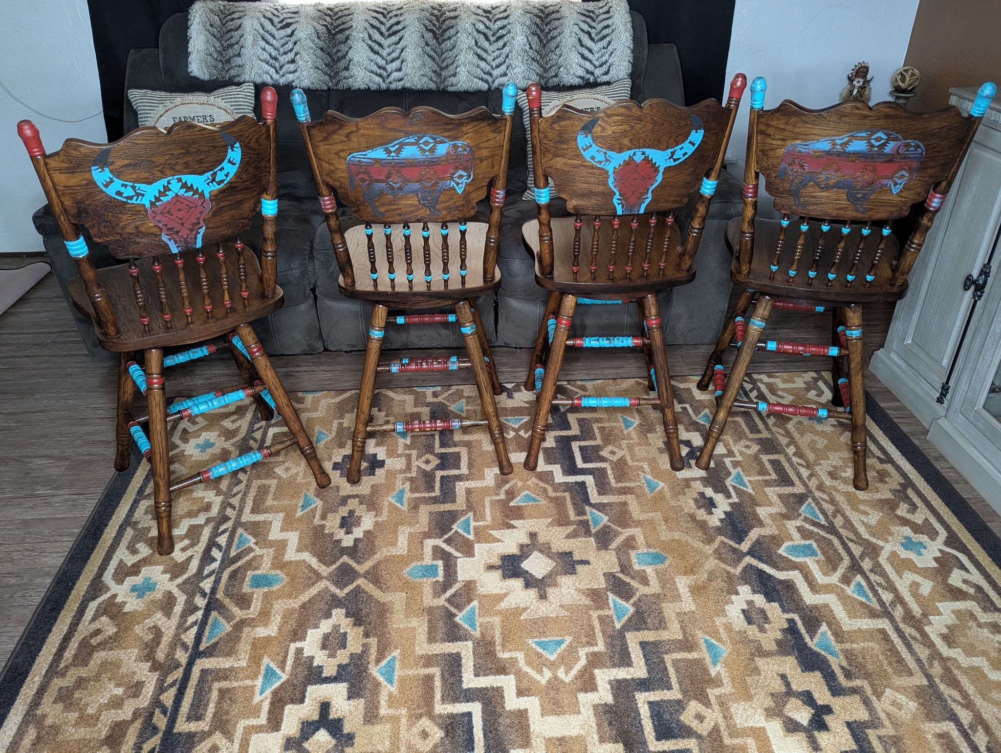 Antique Barstool Chairs 