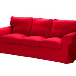 IKEA Ektorp Sofa Cover Idamo Red 7 Pieces