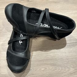 Sketchers Step Up Mary Jane Women’s Black Leather Size 7.5
