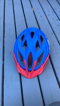 Met Kids Blue and Red Bike Helmet