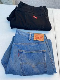 Levi's 550 Jeans W40 L30 and Dickies Black Pants Bundle