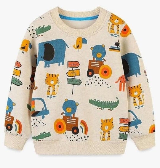 Bumeex Animal Print Sweatshirt