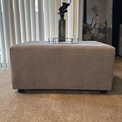 Grey Ottoman 