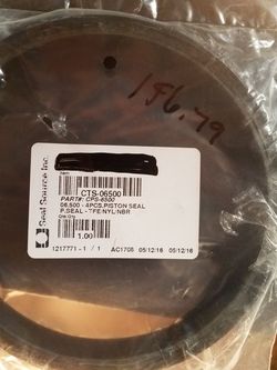 Piston seal kit. CTS-06500